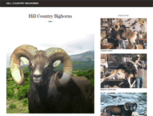 Tablet Screenshot of hillcountrybighorns.com